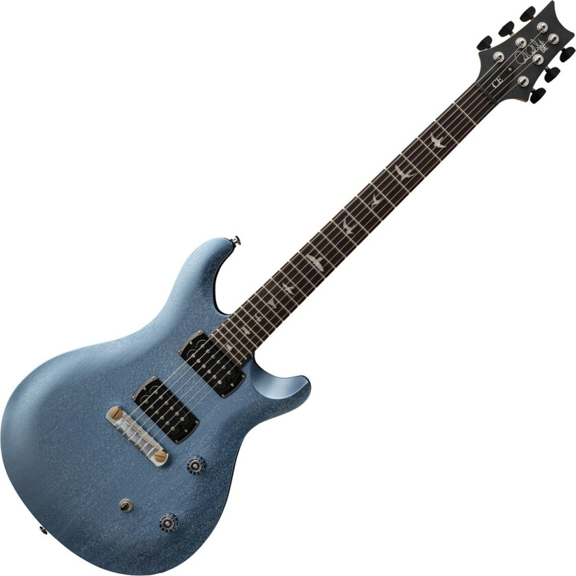PRS SE CE24 Standard Stoptail Satin Ice Blue Metallic
