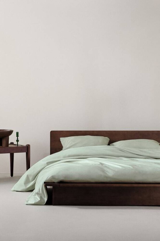 ZACK sengesett dobbeltseng - økologisk Lys grønn