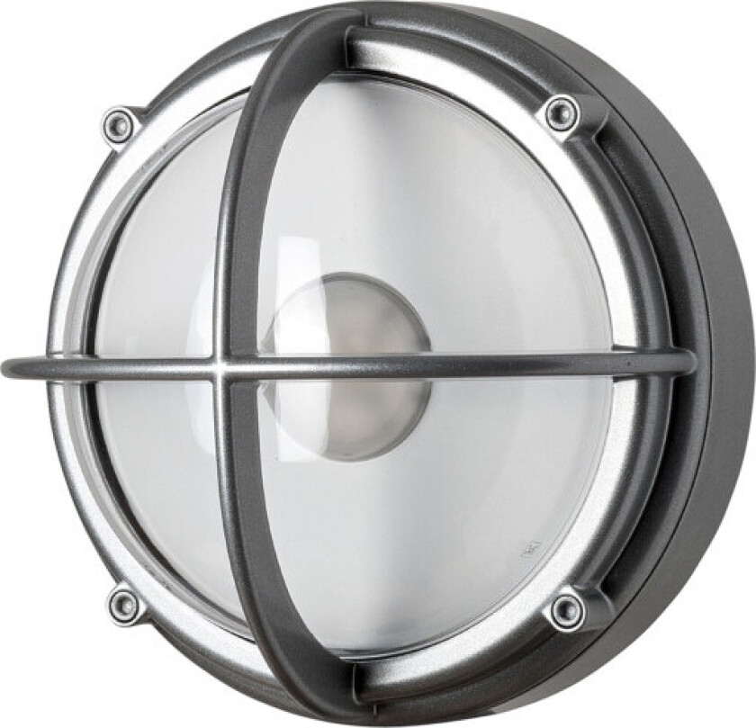 skottlampe, 4000K, uskjermet, klar aluminium