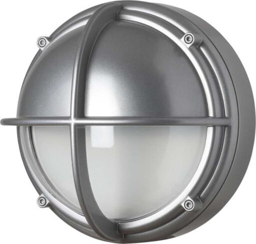 skottlampe, 4000K, halvskygge, klar aluminium