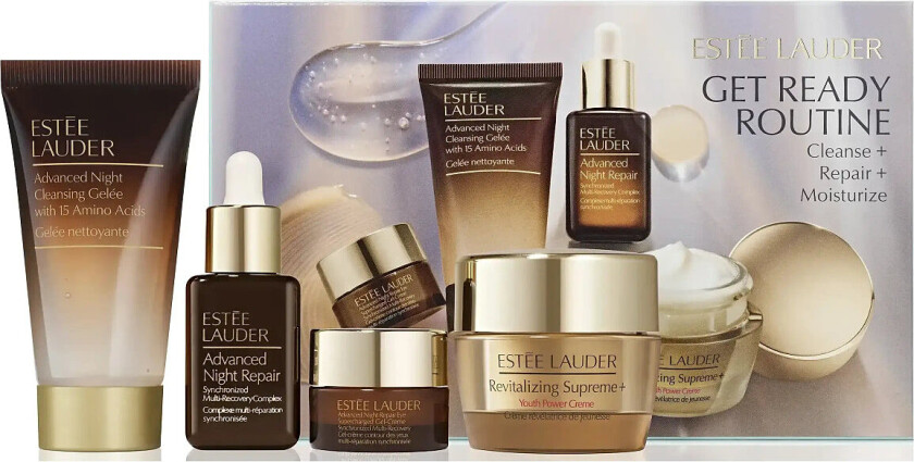Get Ready Routine Cleanse + Repair + Moisturize Starter Set - Nude - ONE SIZE