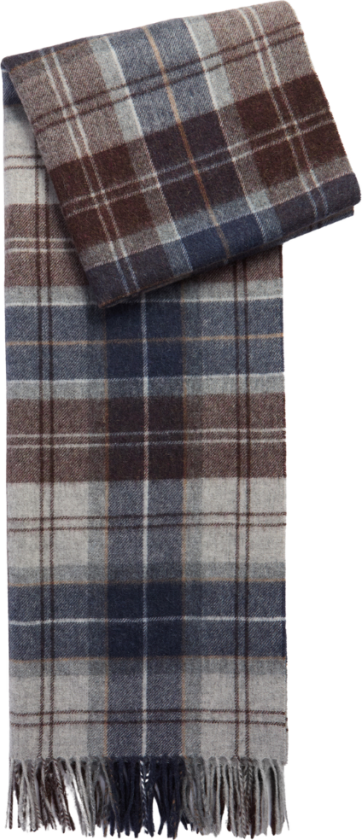 Brack Patchwork Tartan Scarf Midnight Oak Tartan