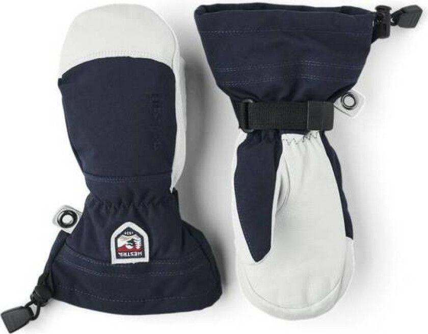 Army Leather Heli Ski Jr. - Mitt Navy 7