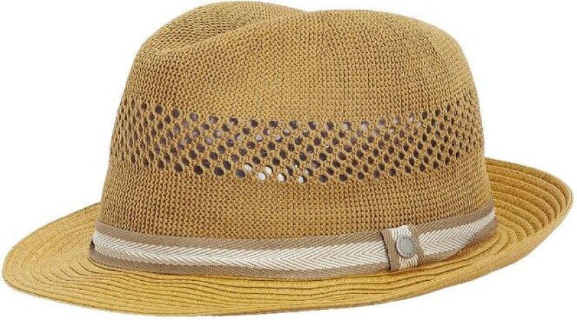 M's Craster Trilby Summer Hat Dark Tan