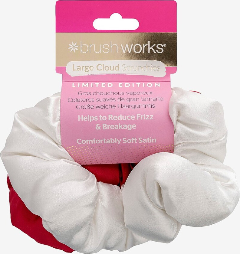 Giftbox Limited Edition Large Cloud Scrunchies - Rød