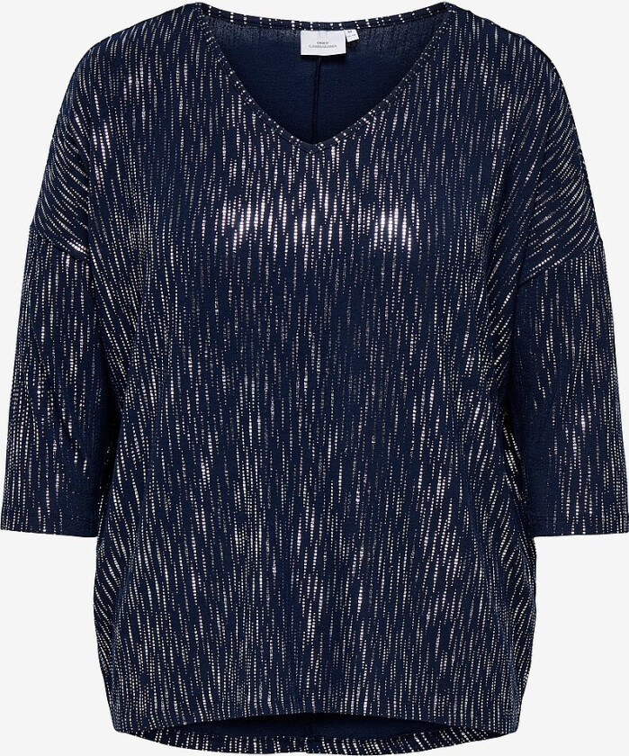 Topp carFoila 3/4 V-neck Top Jrs - Blå