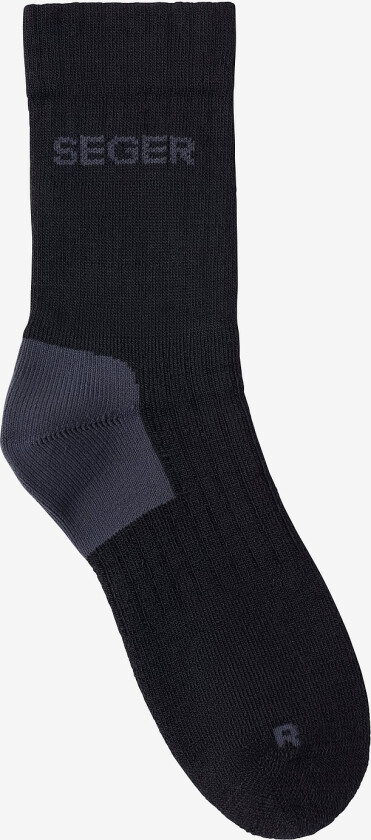 Sokker Wanderer Heavy Wool - Svart