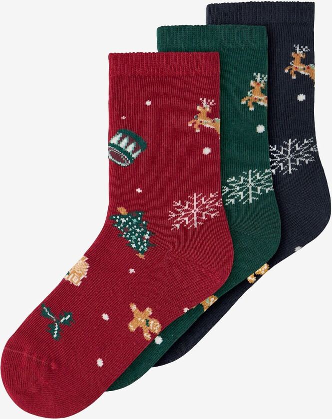 Sokker nmnVismas 3-pakning - Rød