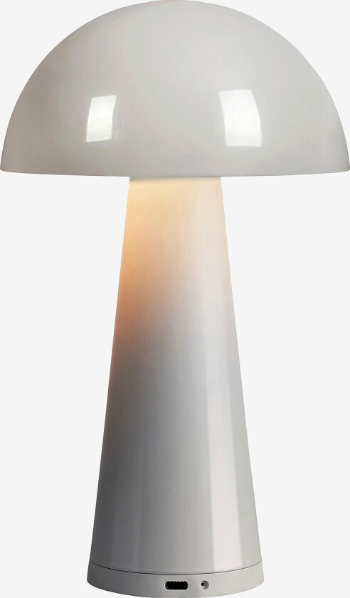Bordlampe Fungi Oppladbart batteridrevet - Beige