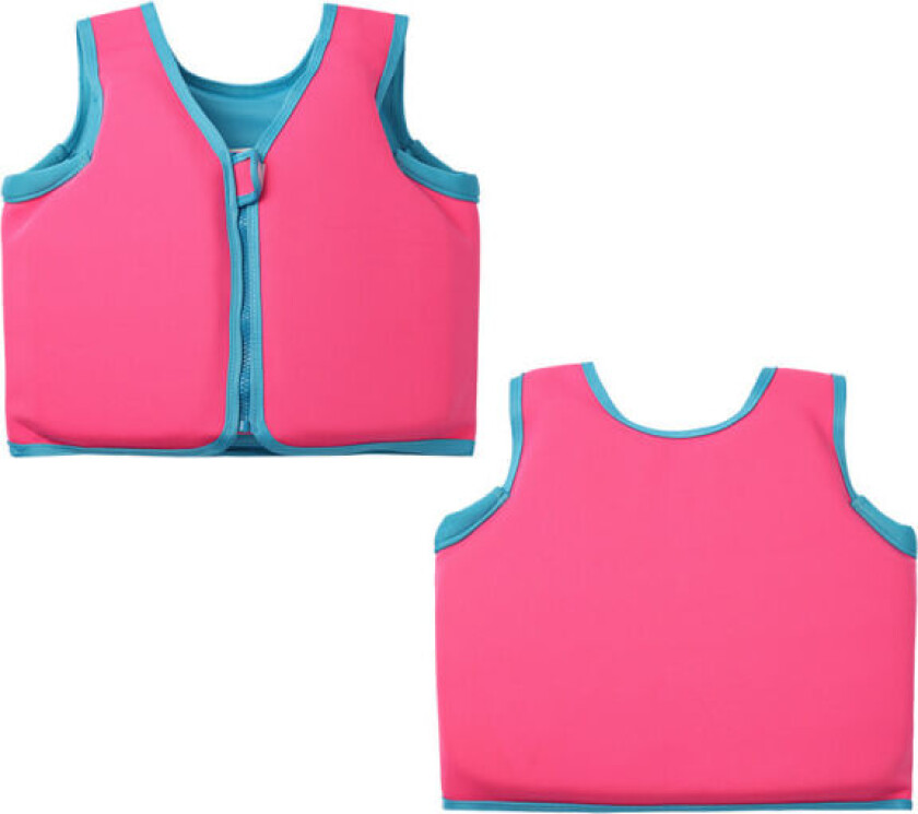 Barne svømmevest Lær-å-svømme bærbare puter for småbarn ROSA M
