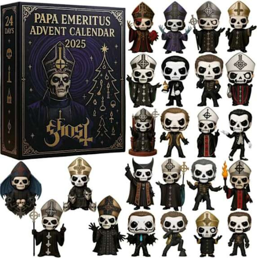 PAPA EMERITUS Adventskalender-Julegave Akryl Anheng