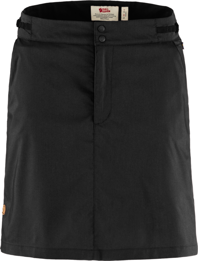 Abisko Hike Skort W Black 36, Black