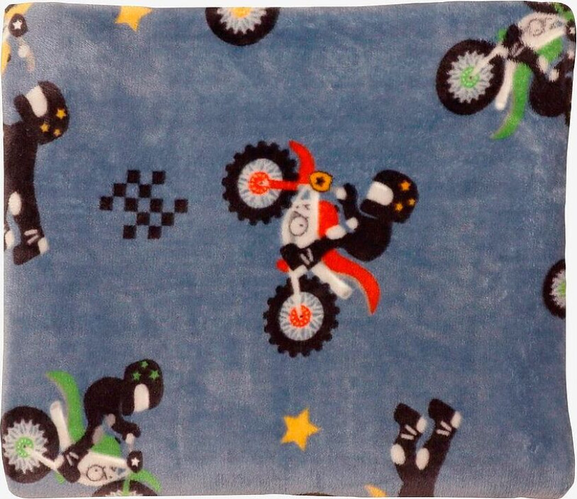 Bikes pledd 130x150, Blå