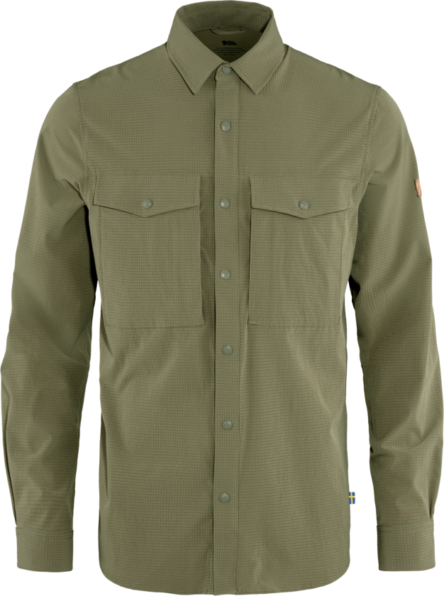 Men's Abisko Trekking Shirt Light Olive XXL, Light Olive