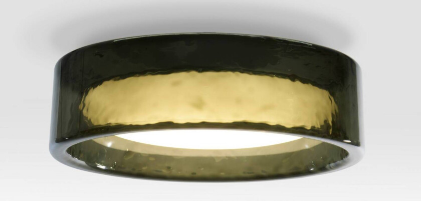 LED-taklampe Ringo, Ø 90 cm, grønn, plast, CCT