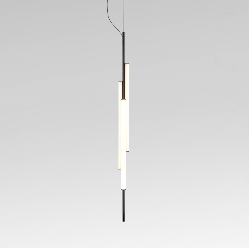 LED-hengelampe Ambrosia 130 w/Plug-in 3000K svart