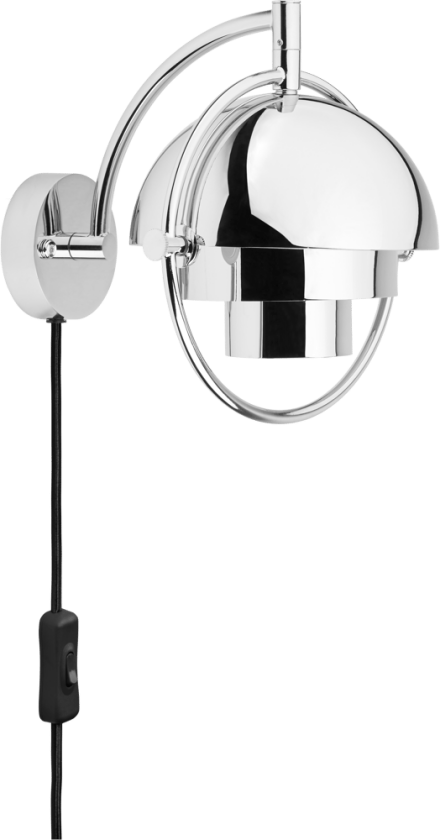 Multi-Lite vegglampe Krom