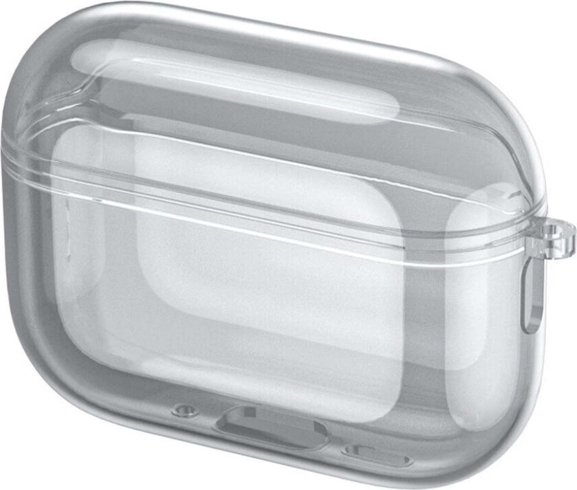Apple AirPods Pro (3. gen.) Transparent Fleksibelt Plast Deksel - Gjennomsiktig / Svart