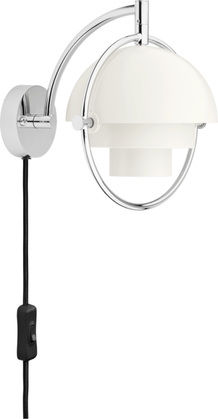 Multi-Lite vegglampe Hvit-krom