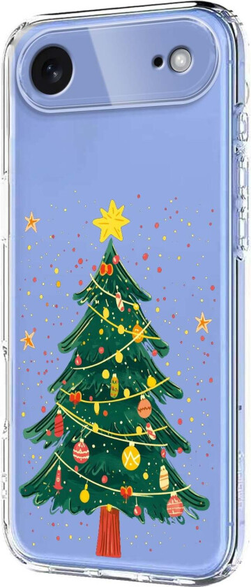 iPhone Air Fleksibelt Plast Juledeksel med Motiv - Gjennomsiktig / Juletre
