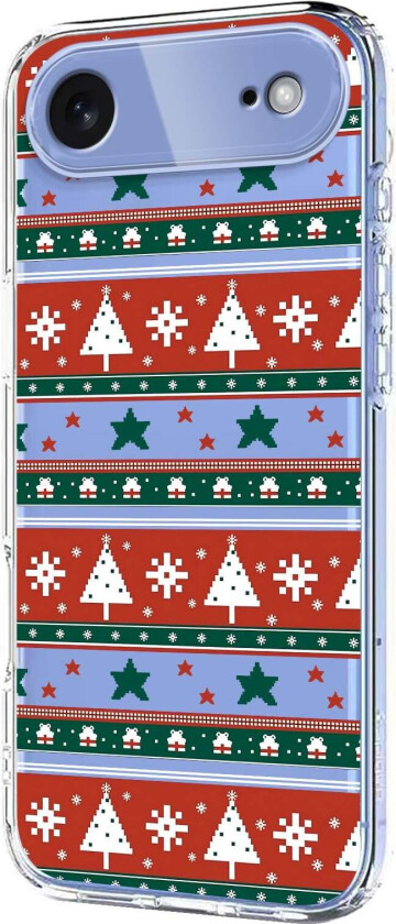 iPhone Air Fleksibelt Plast Juledeksel med Motiv - Gjennomsiktig / Mønster