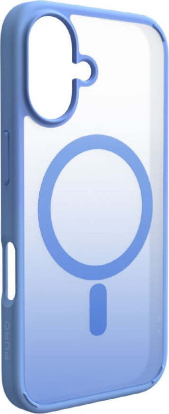 iPhone 17 PURO GRADIENT Deksel - MagSafe Kompatibel - Gjennomsiktig / Blå