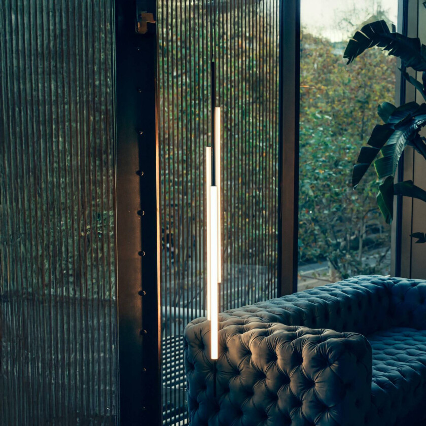 LED-hengelampe Ambrosia 175w/Plug-in 3000K svart