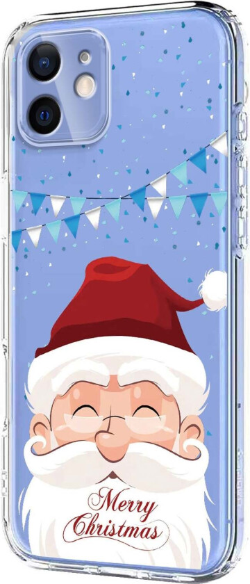 iPhone 11 Fleksibelt Plast Juledeksel med Motiv - Gjennomsiktig / Julenissen