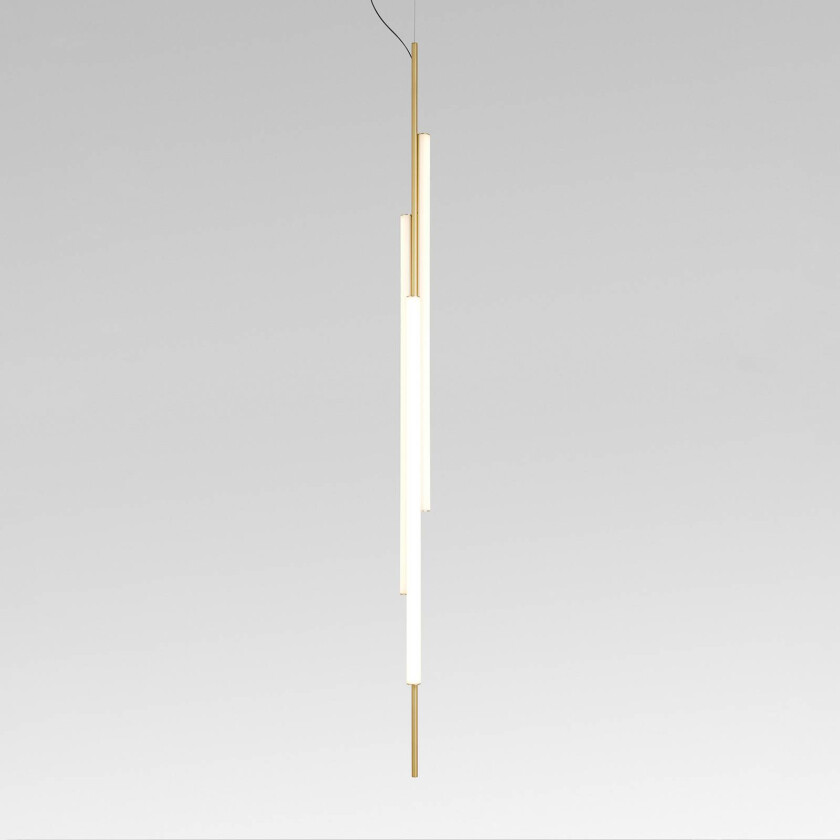 LED-hengelampe Ambrosia 175w/Plug-in 2700K gullfarget