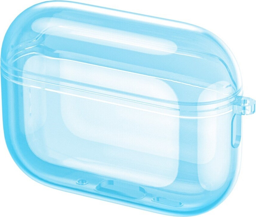 Apple AirPods Pro (3. gen.) Transparent Fleksibelt Plast Deksel - Gjennomsiktig / Blå
