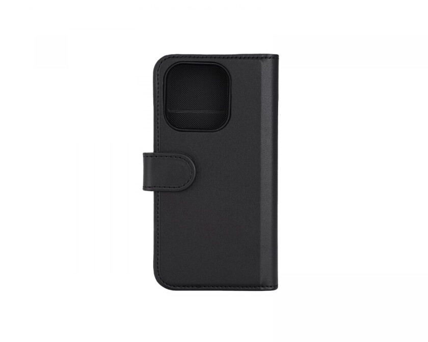 Wallet case, 2-in-1, iPhone 15 Pro, magnetic cover, black