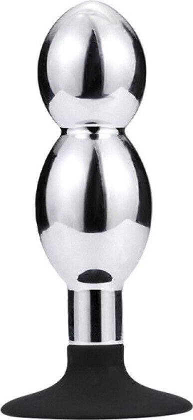 Anal Plug With Suction Cup-Two Balls 14cm