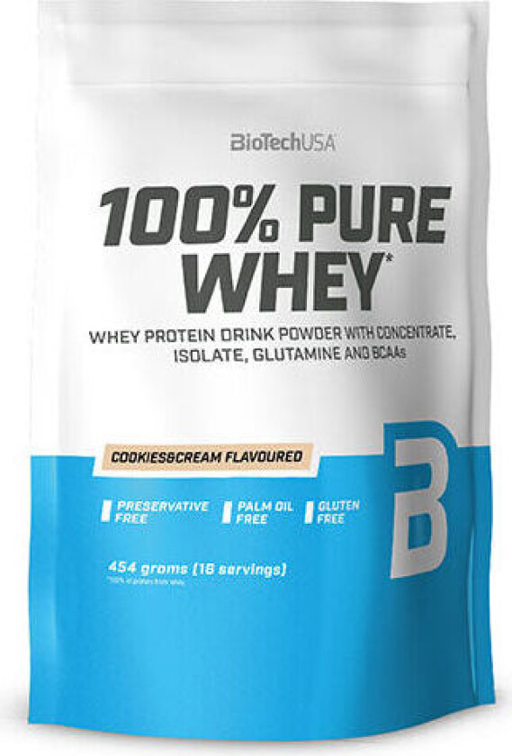 Pure Whey Protein-pulver med smak av Cookies & Cream