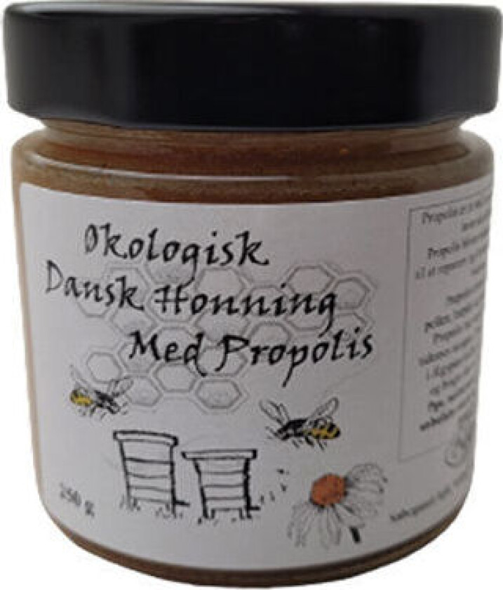 Dansk Økologisk honning tilsatt propolis