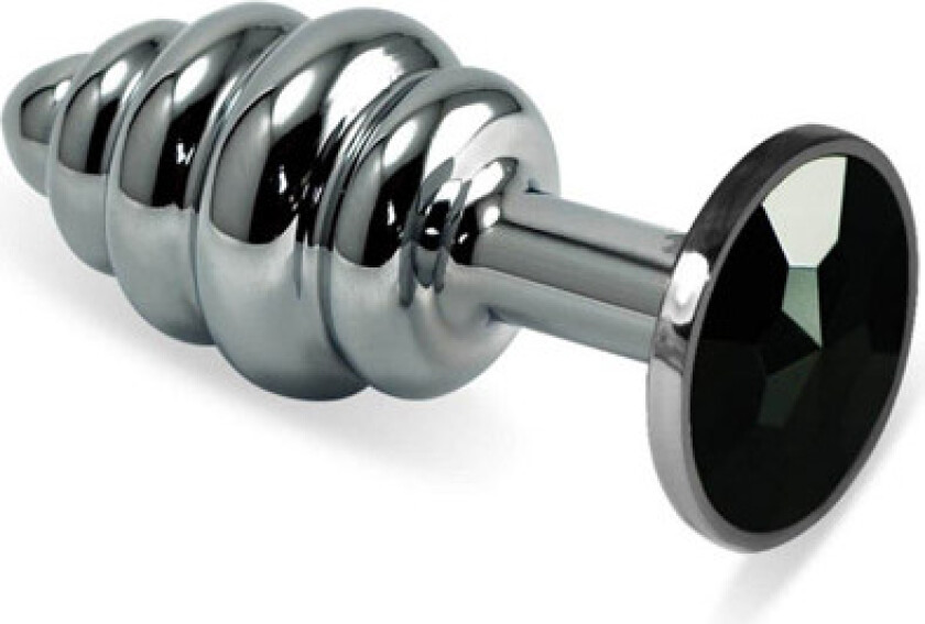 Rosebud Spiral Plug Black