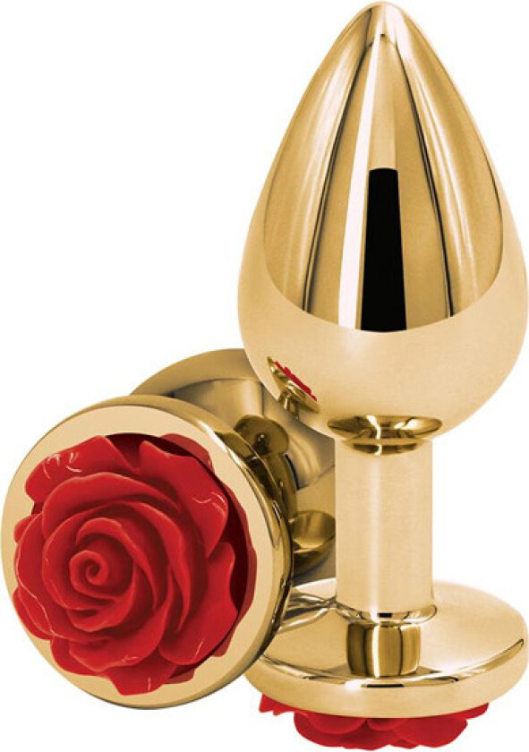 Rose Buttplug Medium Red