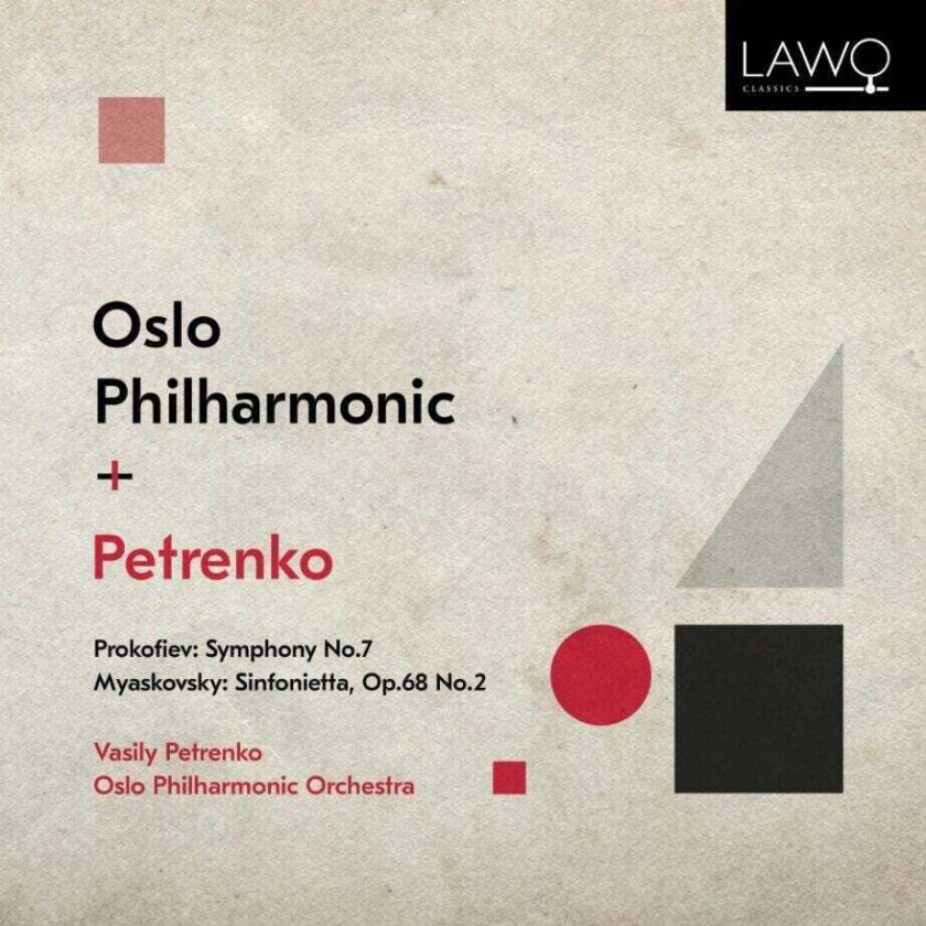 Oslo Filharmoniske Orkester, Vasoly Petrenko Sergey Prokofiev: Symphony No. 7 / Nikolai Myaskovsky: Sinfonietta, Op. 68, No. 2 CD