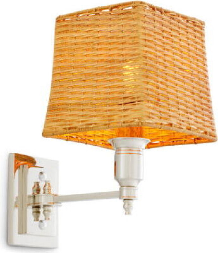 Lexington vägglampe nikkel/rotting