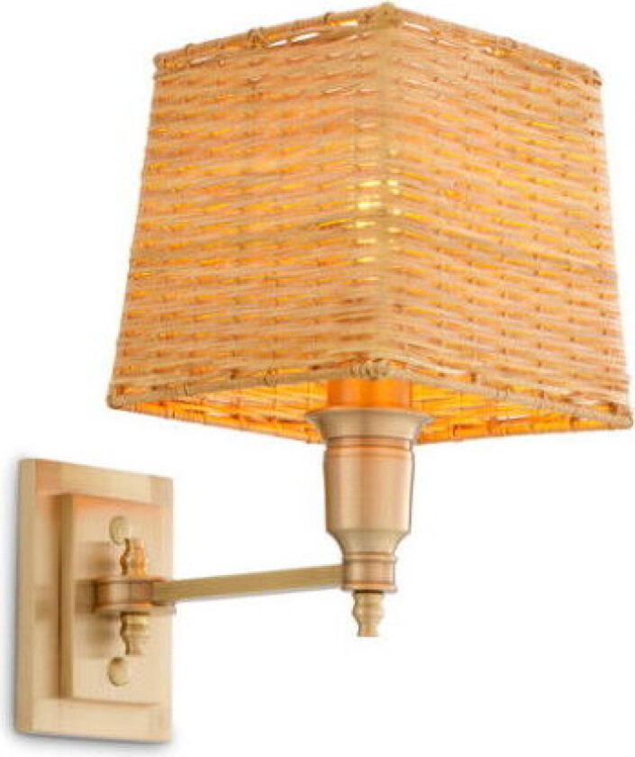 Lexington vägglampe messing/rotting