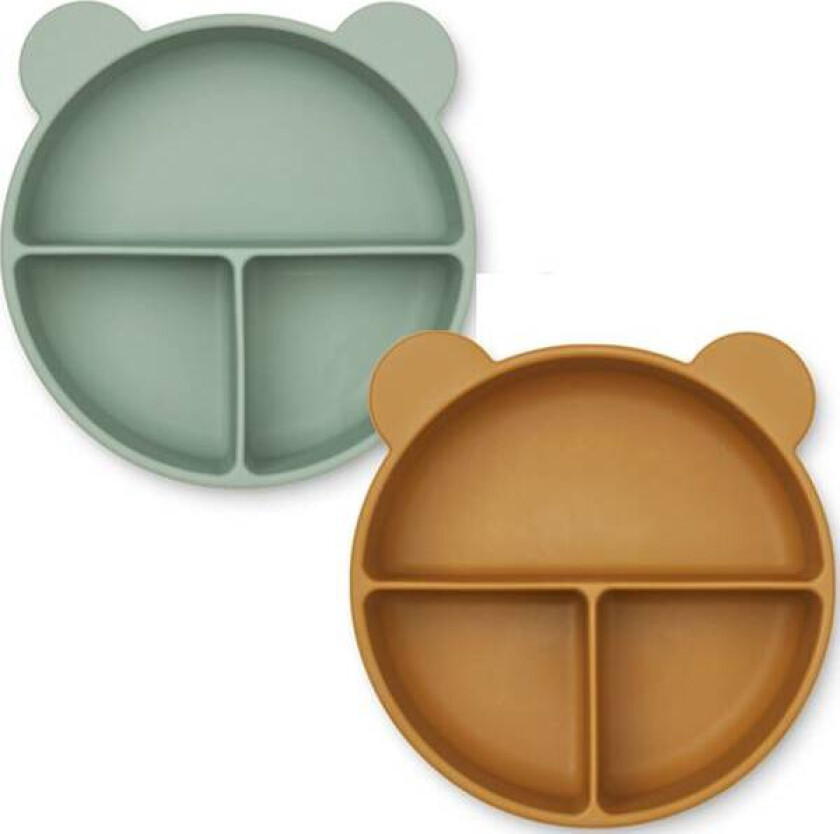 Connie 2-Pack Tallerken, Peppermint/caramel Mix