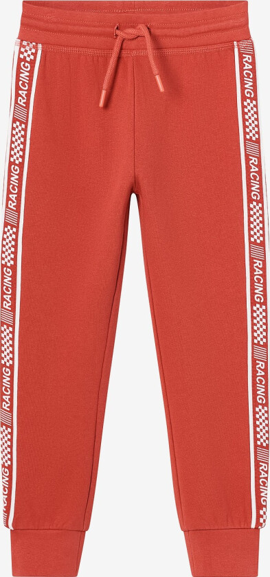 Joggebukse med trykk - Brun