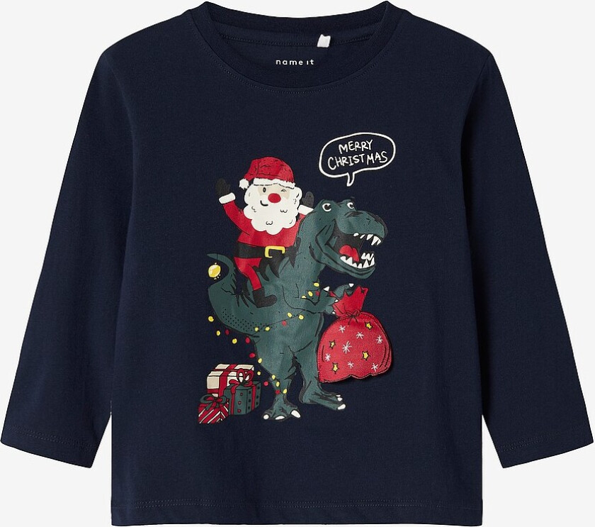 T-skjorte nmmRepola Nreg LS - Blå