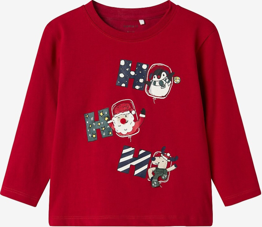 T-skjorte nmmRepola Nreg LS - Rød