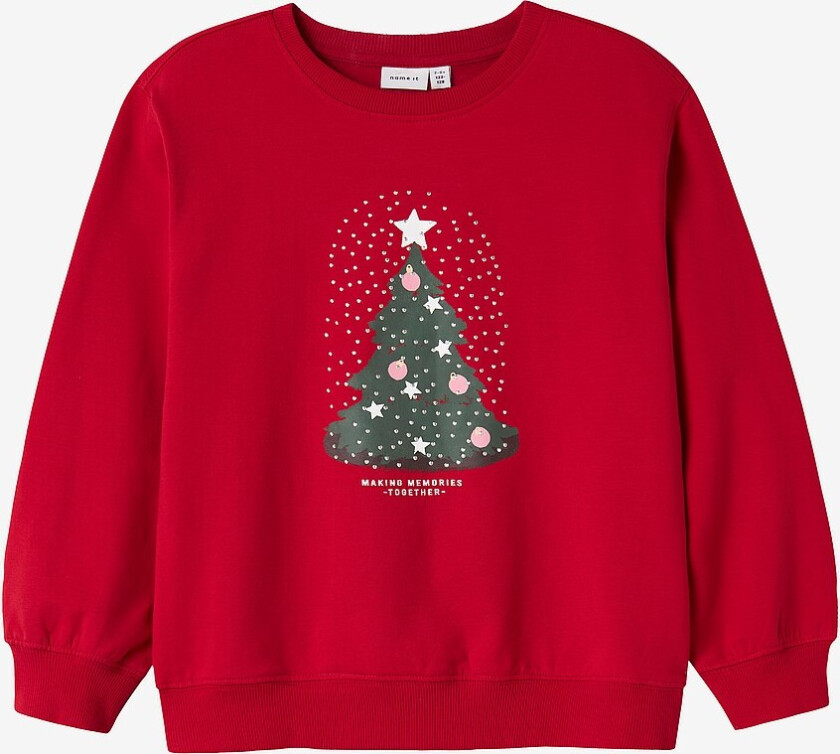 Collegegenser nkfRili LS Nreg - Rød