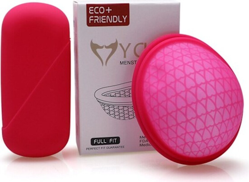 Elastisk Menskopp Menskopp Kvinnelig Lekkasjesikker Grad Silikon Menskopp, 100% Ny Rød Rød