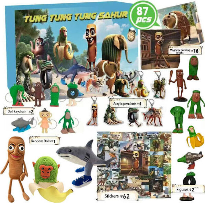 Brainrot Adventskalender | 24 dager med overraskelser | Årets kuleste kalender | Total Brainrot-modus