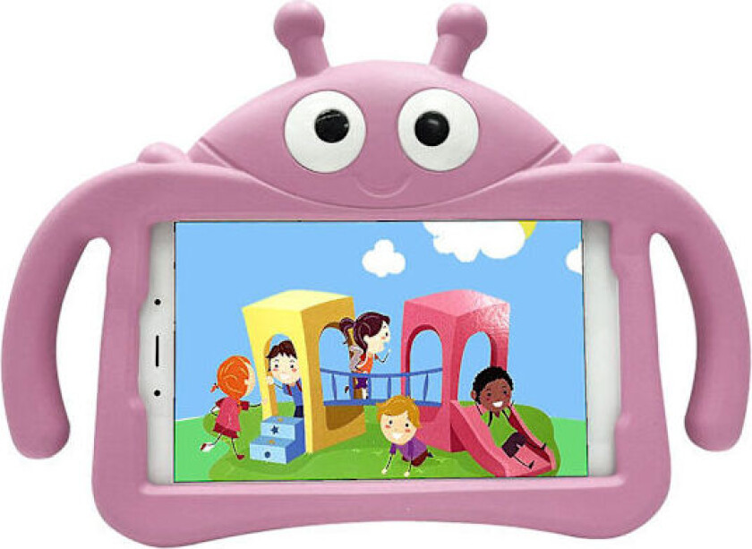 Etui til Samsung Galaxy Tab A T380 T385 2017 8 tommer, Marihøne, Støtsikkert deksel med stativ Rosa