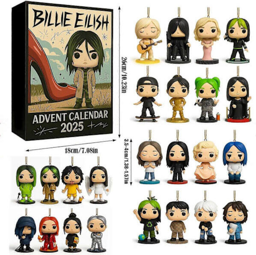 Billie Eilish Adventskalender Blind Box Julegave