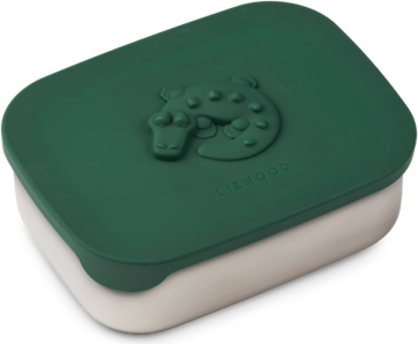 Bilde av Arthur Crocodile Matboks Grønn Liewood