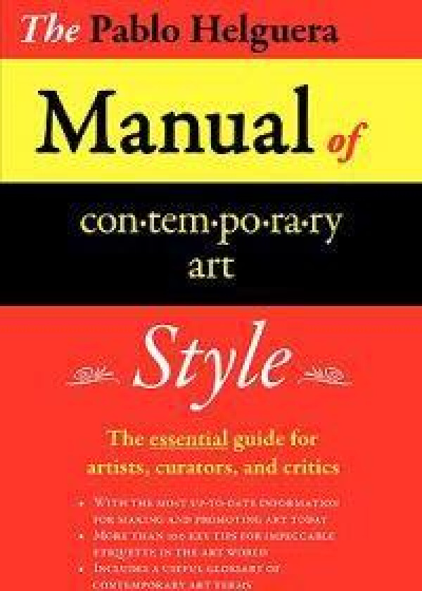 Manual Of Contemporary Art Etiquette